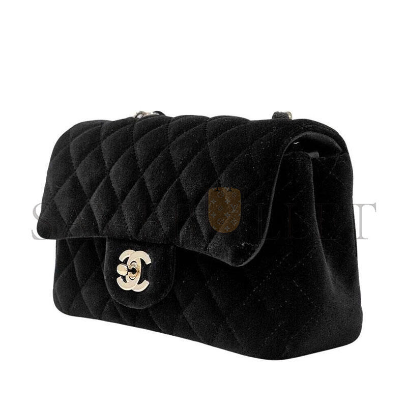 Ch**el velvet new mini crossbody bag (20*12*6.5cm)
